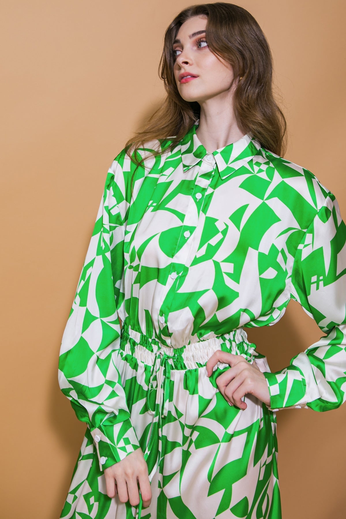 STYLISH IMPRESSION WOVEN JUMPSUIT Flying Tomato